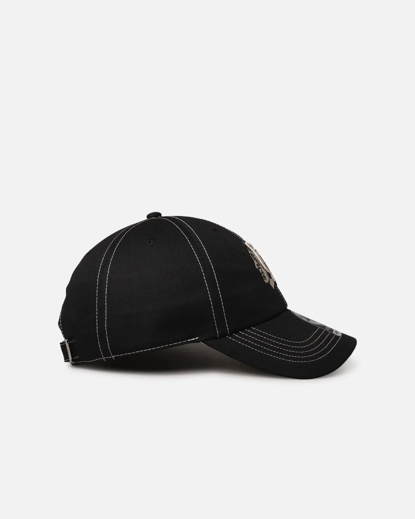 47 Brand Chicago Blackhawks 'Contrast Stitch' 47 Clean Up Strapback Black/Bone
