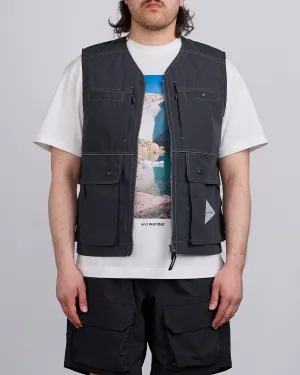 and wander Tough Aramid Cargo Vest (M) Charcoal