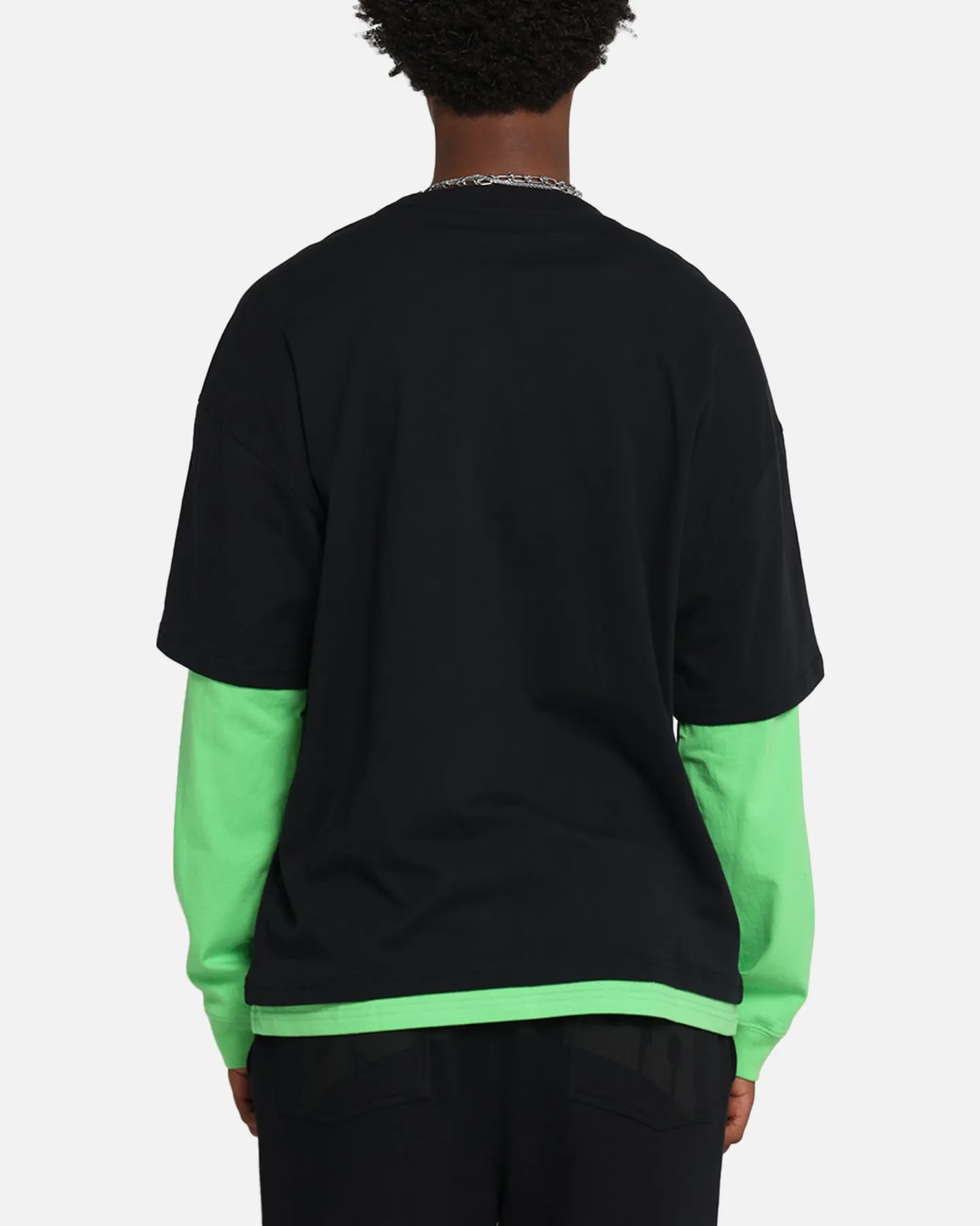Avril Lavigne Avril Layered Long Sleeve T-Shirt Black Wash
