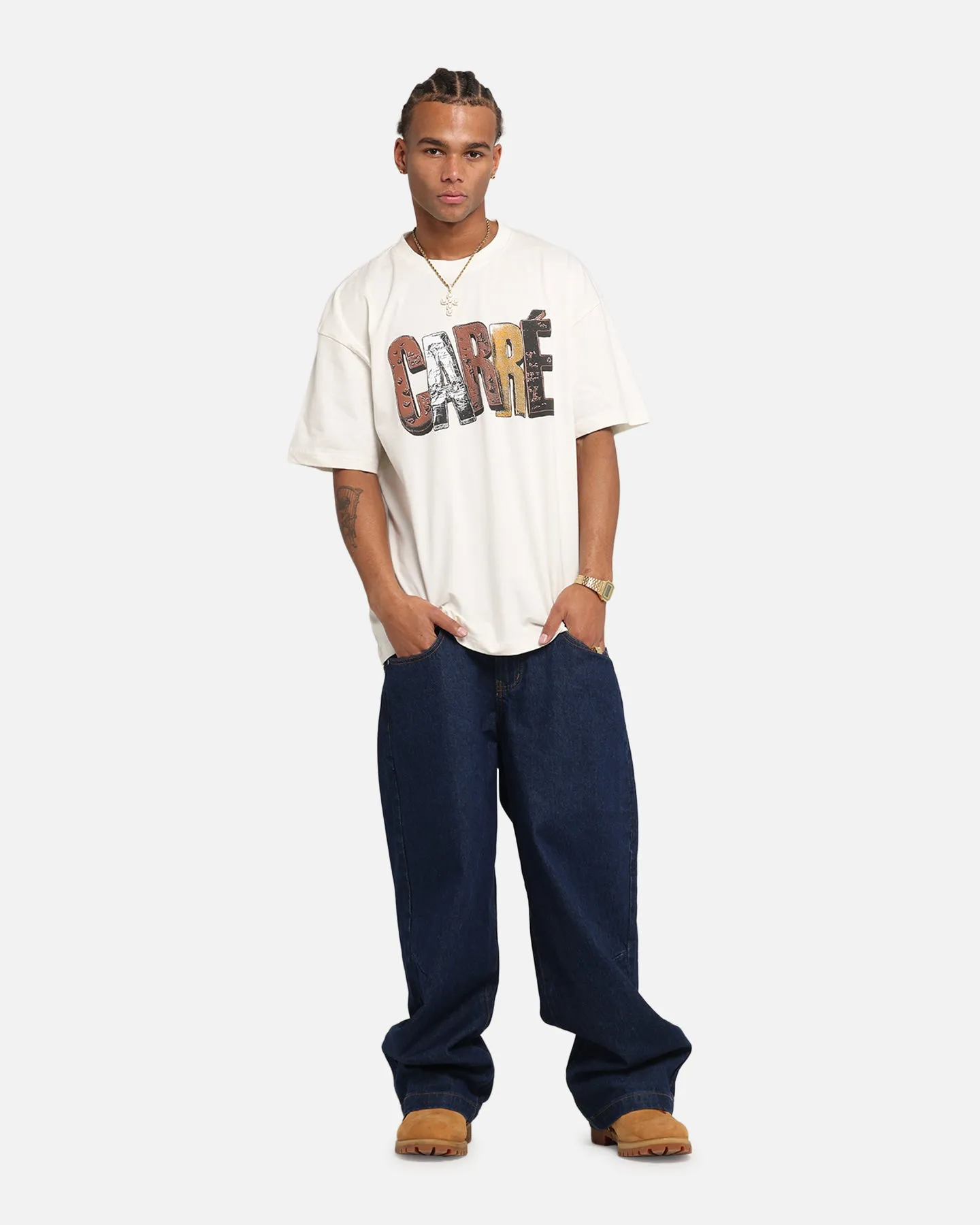 Carre Chocolate T-Shirt Off White