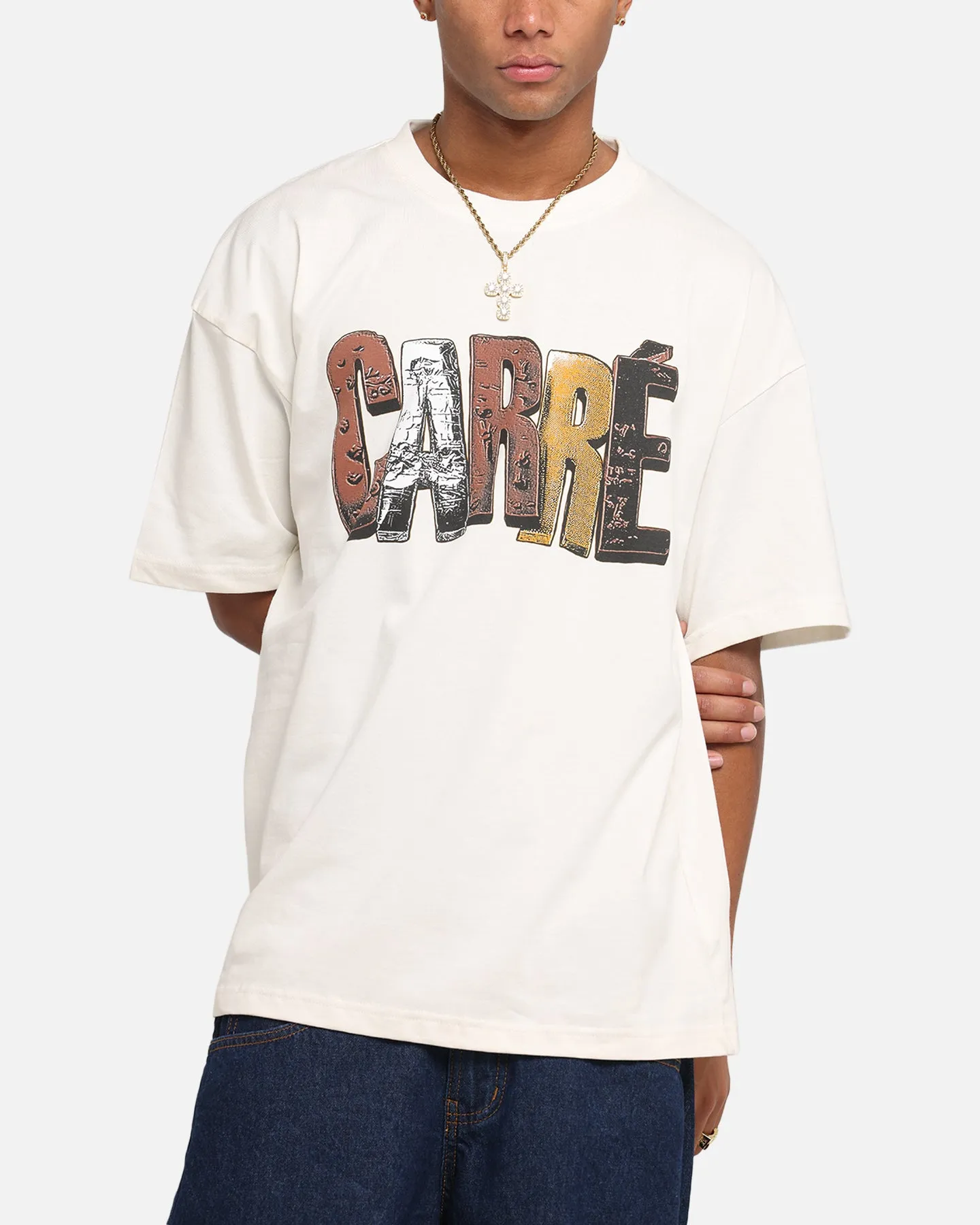 Carre Chocolate T-Shirt Off White