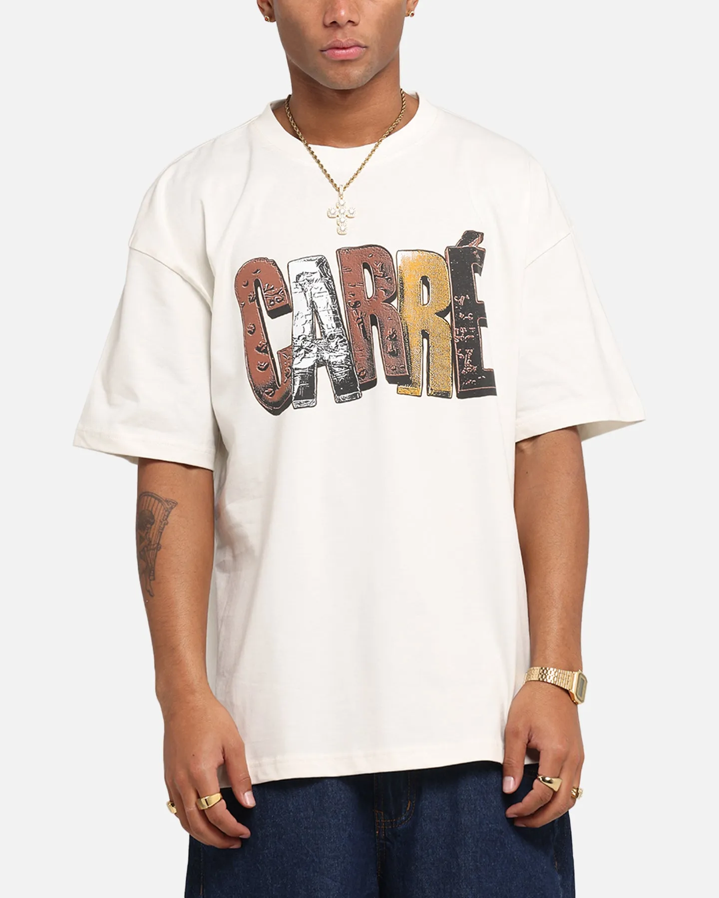Carre Chocolate T-Shirt Off White