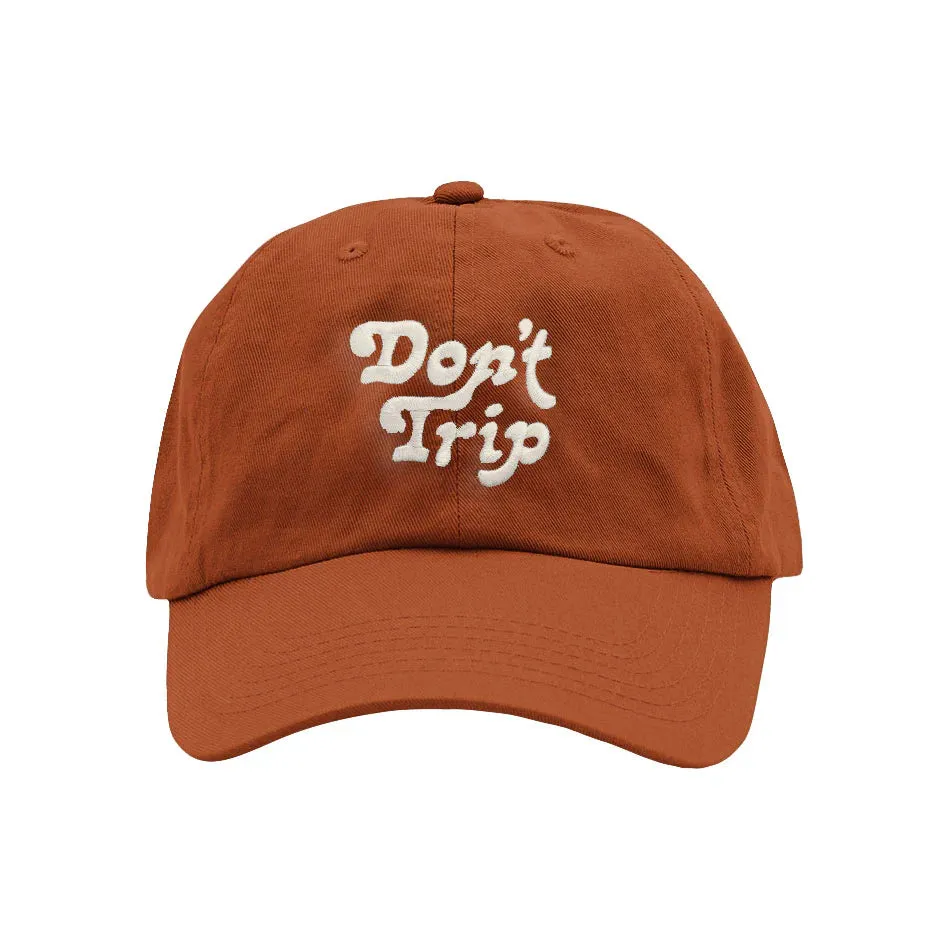 Don't Trip Dad Hat Rust
