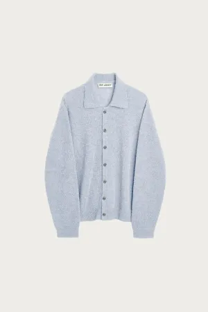 Evening Polo - Livid Blue Fuzzy Alpaca