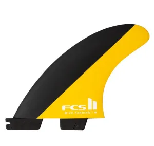 FCS II MF PC TRI-SET M BLACK/MANGO | JUEGO DE QUILLAS TRI-FIN TALLA M