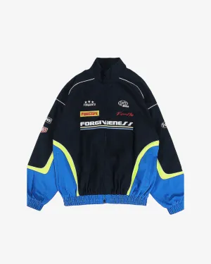 Forgiveness Blue Racing Lapel Jacket