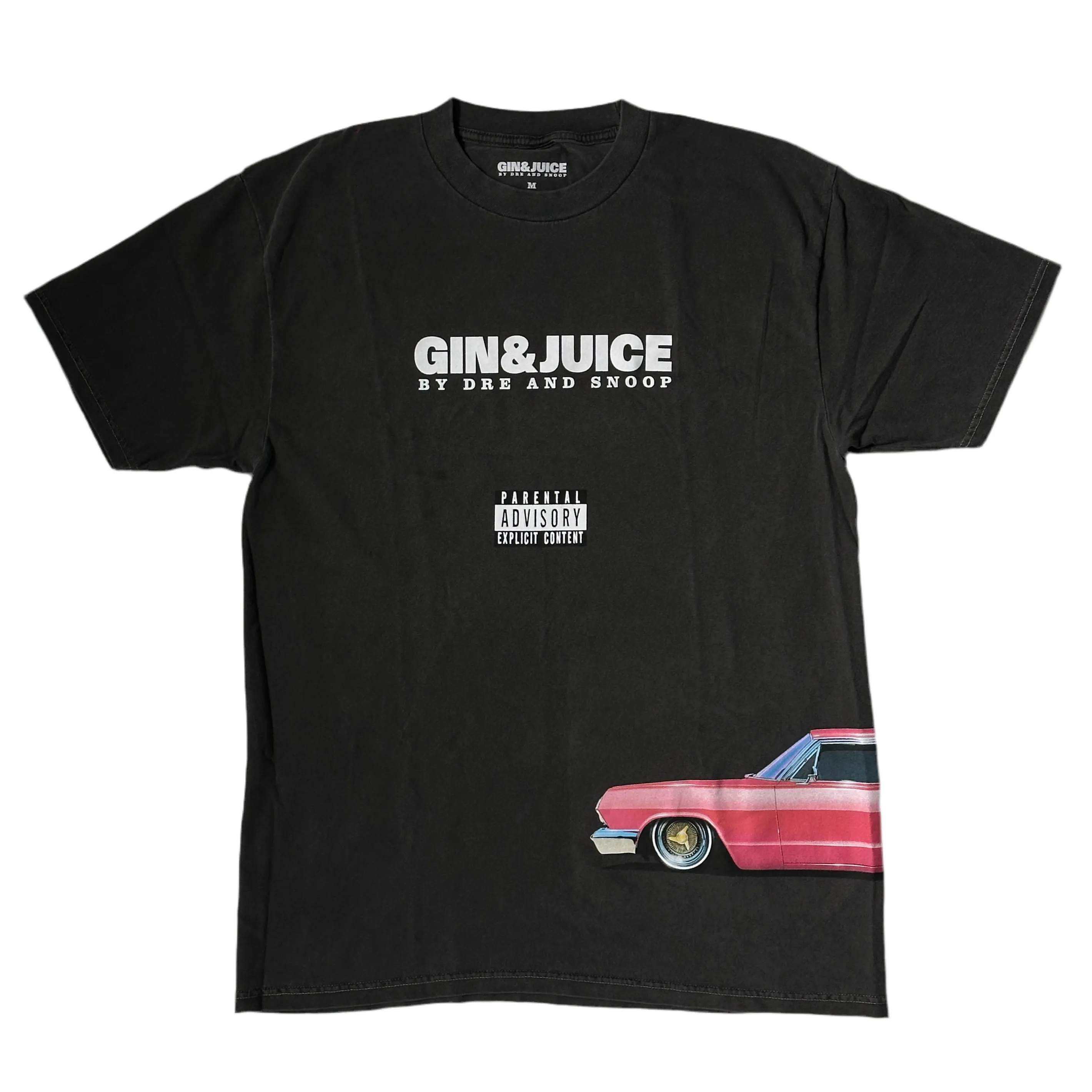 Gin & Juice By Dr.Dre And Snoop LAID BACK Vintage Black Tee