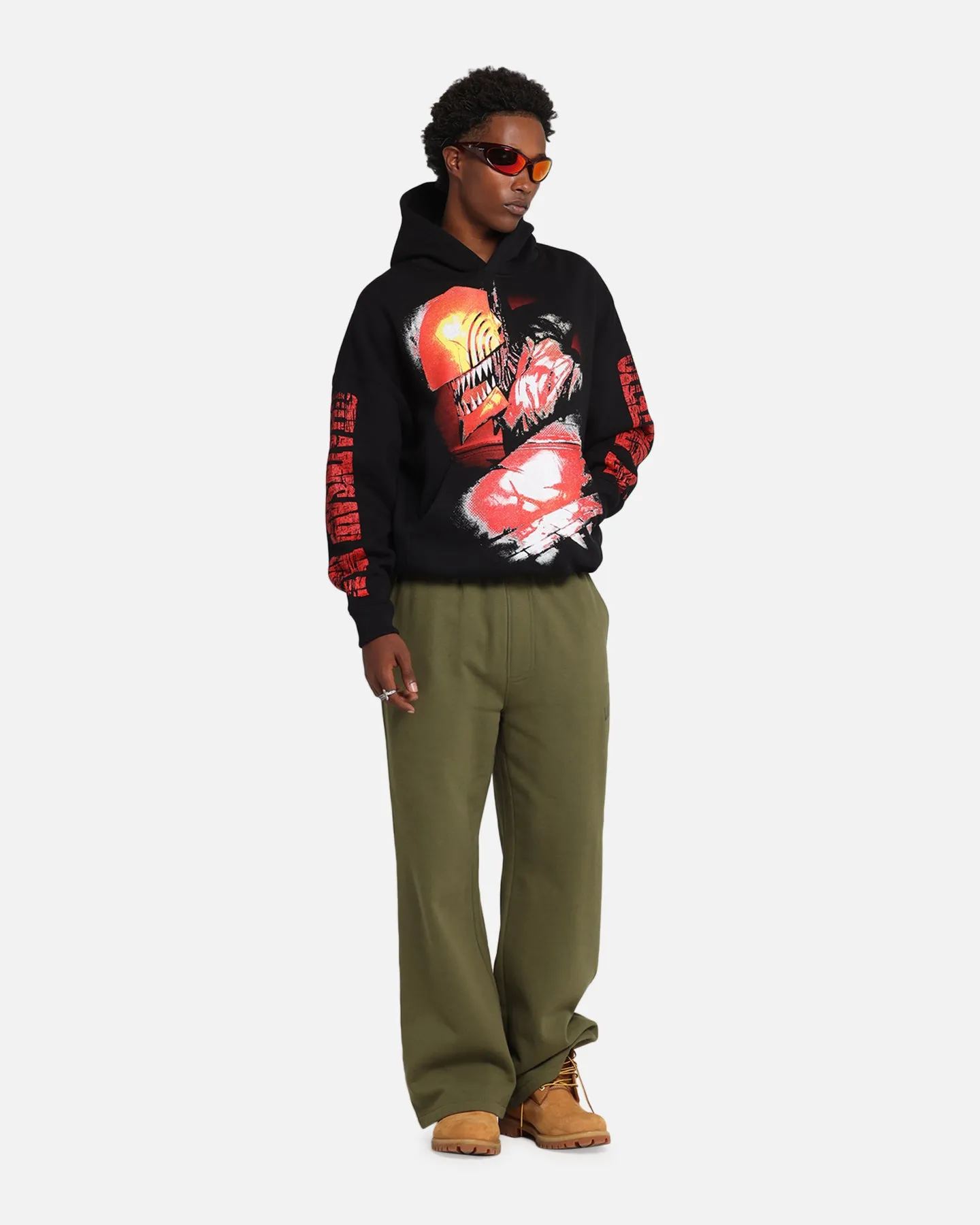 Goat Crew X Chainsaw Man Premium Hoodie Black