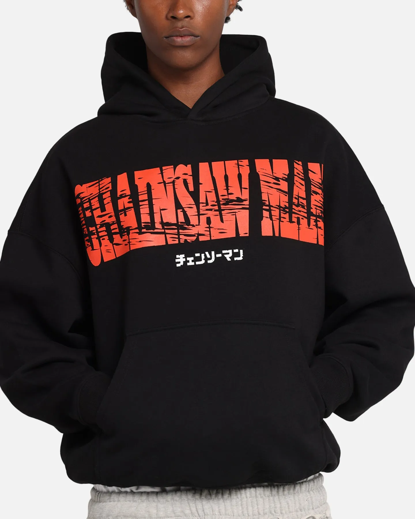 Goat Crew X Chainsaw Man Premium Hoodie Black