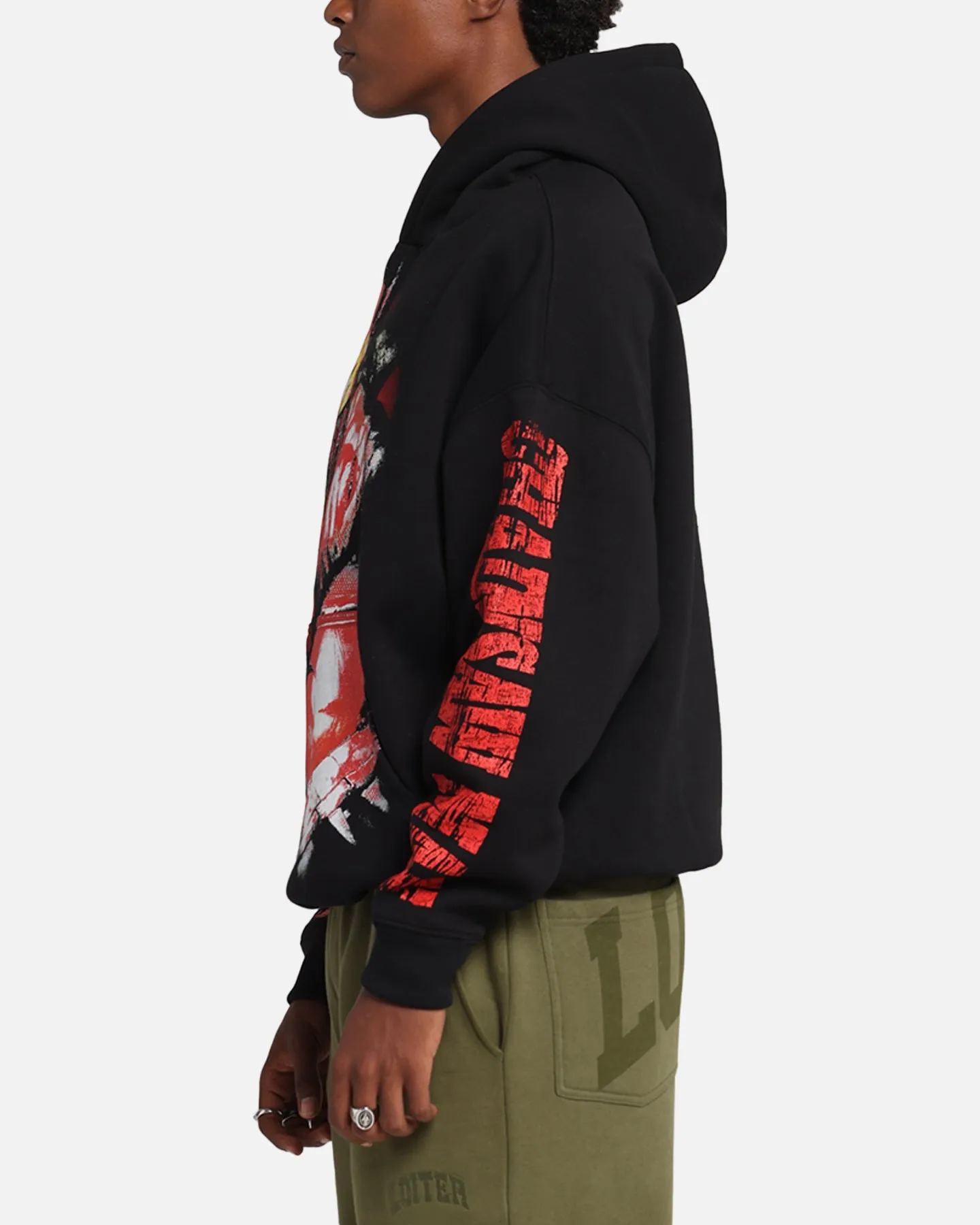 Goat Crew X Chainsaw Man Premium Hoodie Black