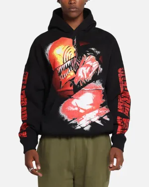 Goat Crew X Chainsaw Man Premium Hoodie Black