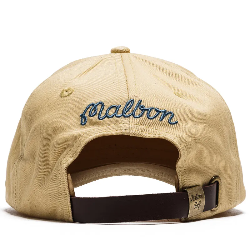 Malbon Golf Romeno Dad Hat - Dark Khaki