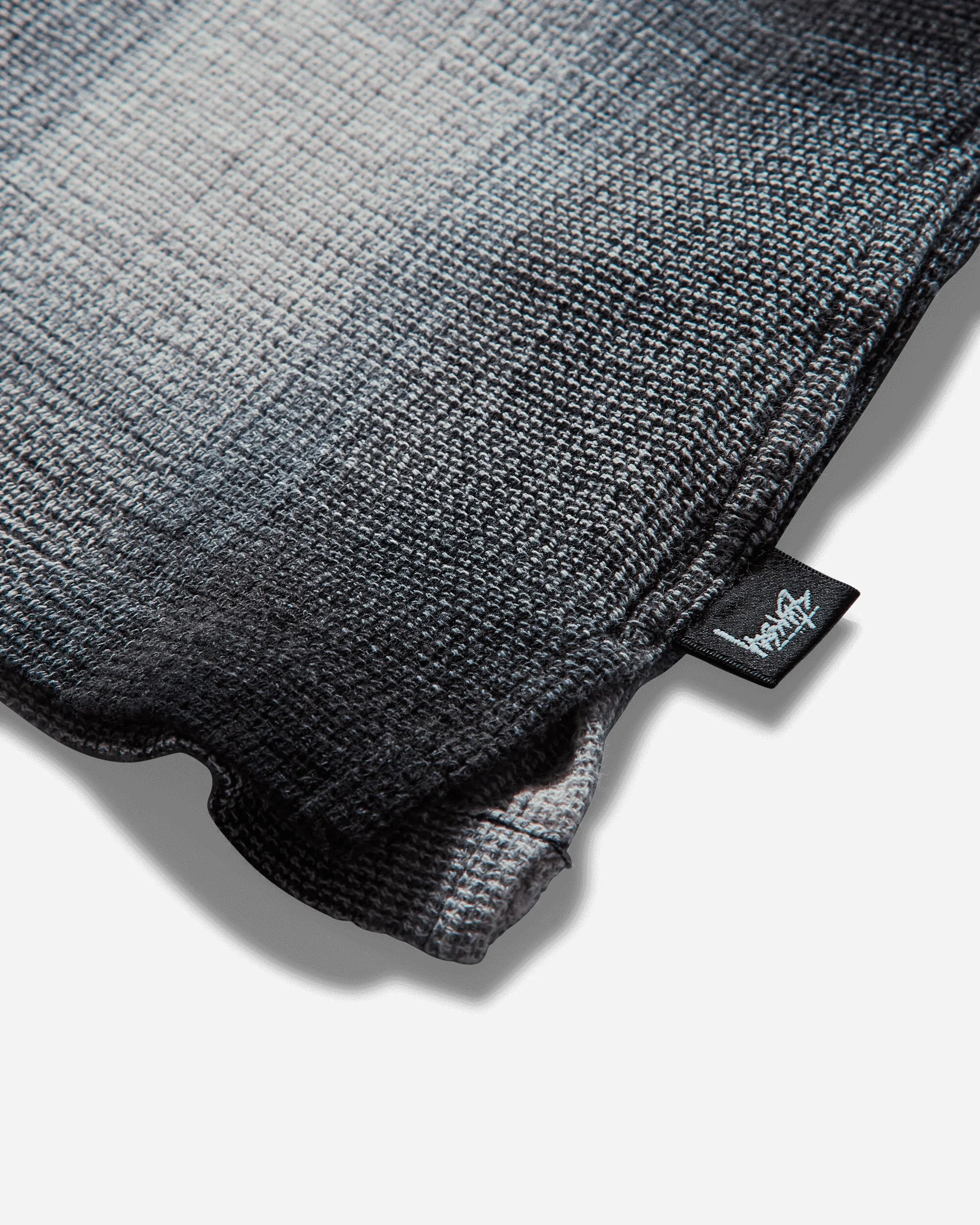 Men's Loose Weave Plaid Shirt Grey