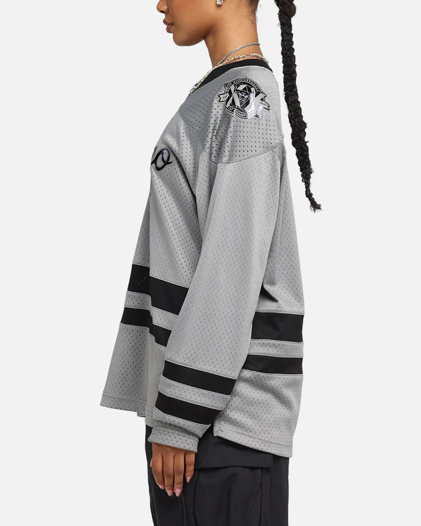 Mitchell & Ness Chicago Bulls Chrome Jersey Gunmetal Grey