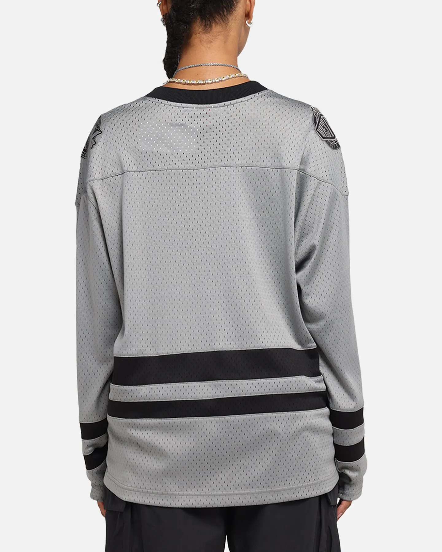 Mitchell & Ness Chicago Bulls Chrome Jersey Gunmetal Grey