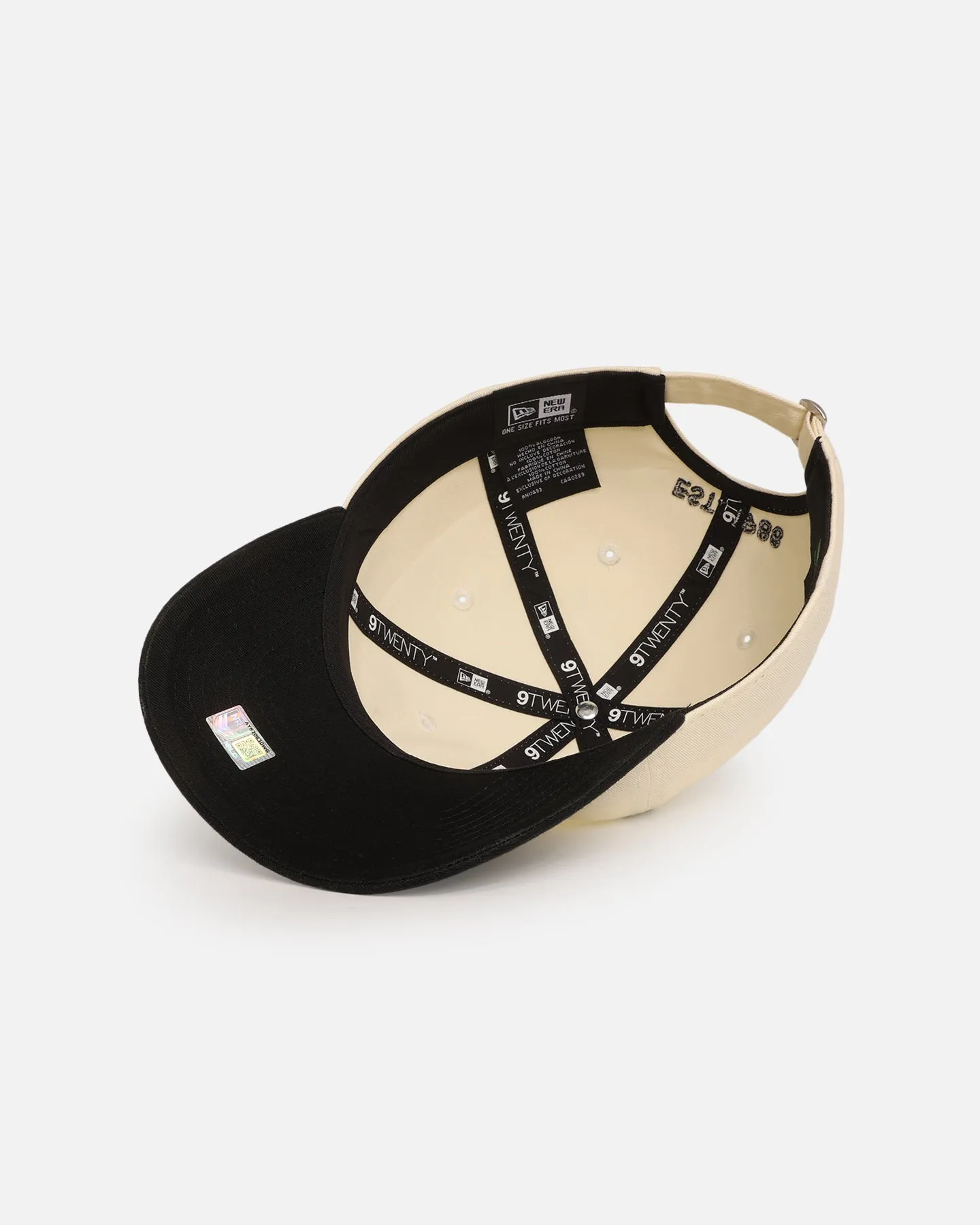New Era Brisbane Broncos 'NRL Two Tone' 9TWENTY Strapback Chrome White/Black