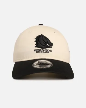 New Era Brisbane Broncos 'NRL Two Tone' 9TWENTY Strapback Chrome White/Black