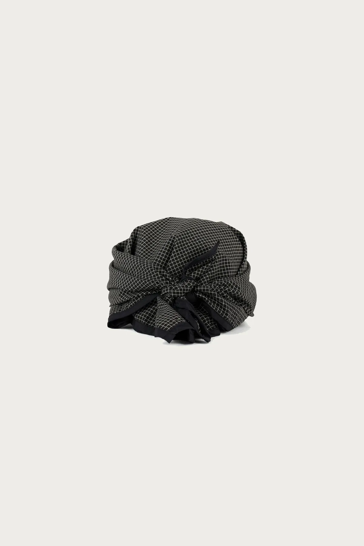 Nylon Ripstop Bandana Hat - Black