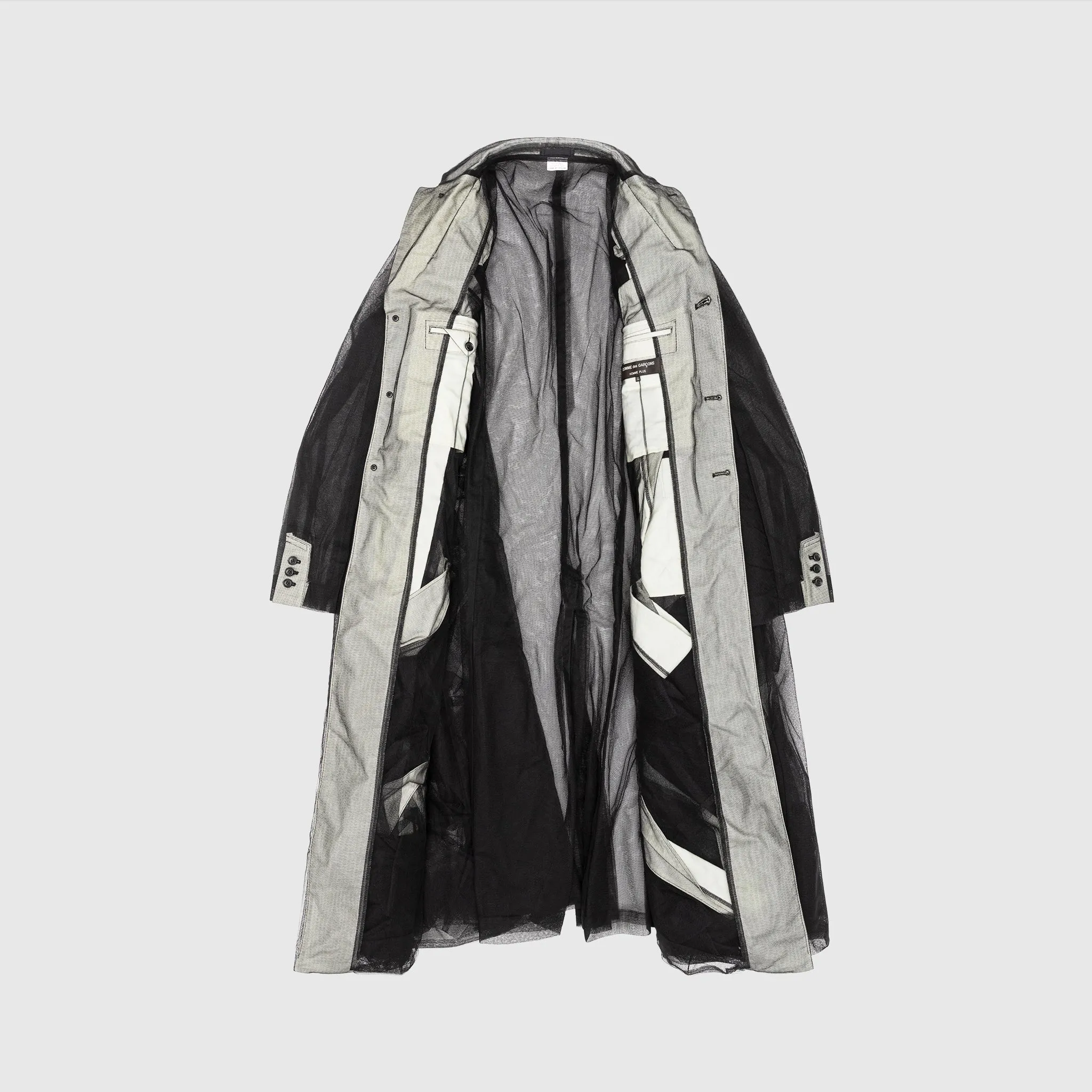 NYLON TULLE COAT