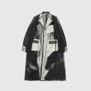NYLON TULLE COAT
