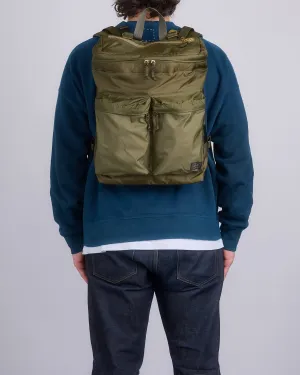 Porter Force Daypack Dual Front Pocket Olive Drab