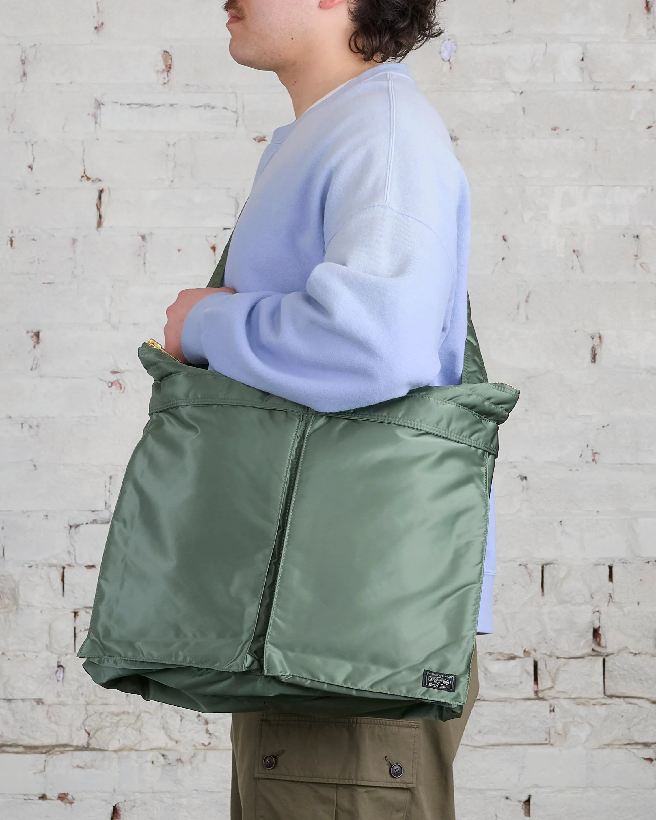 Porter Tanker 2-Way Helmet Bag Sage Green
