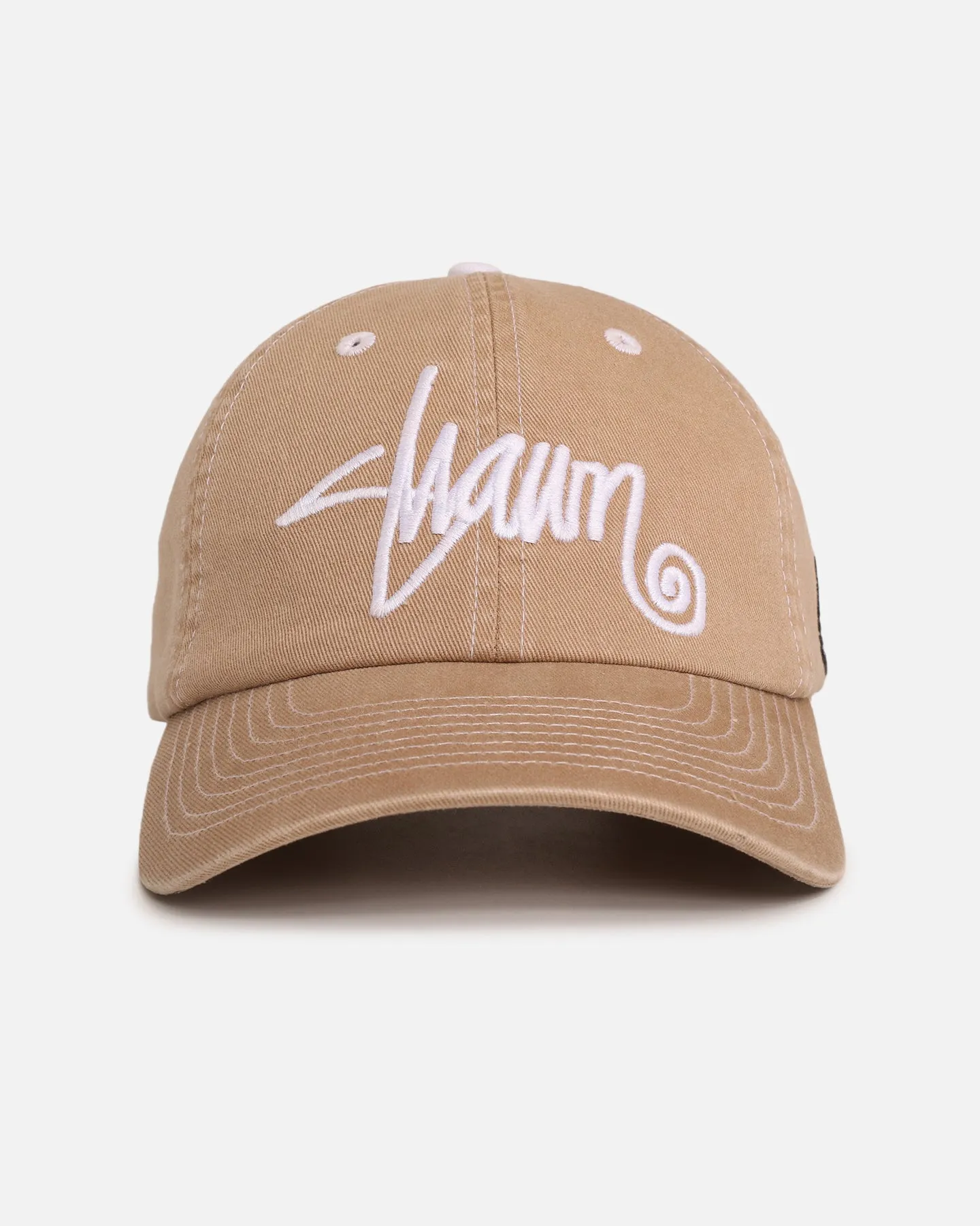 S Double Shawn Script Strapback Sand
