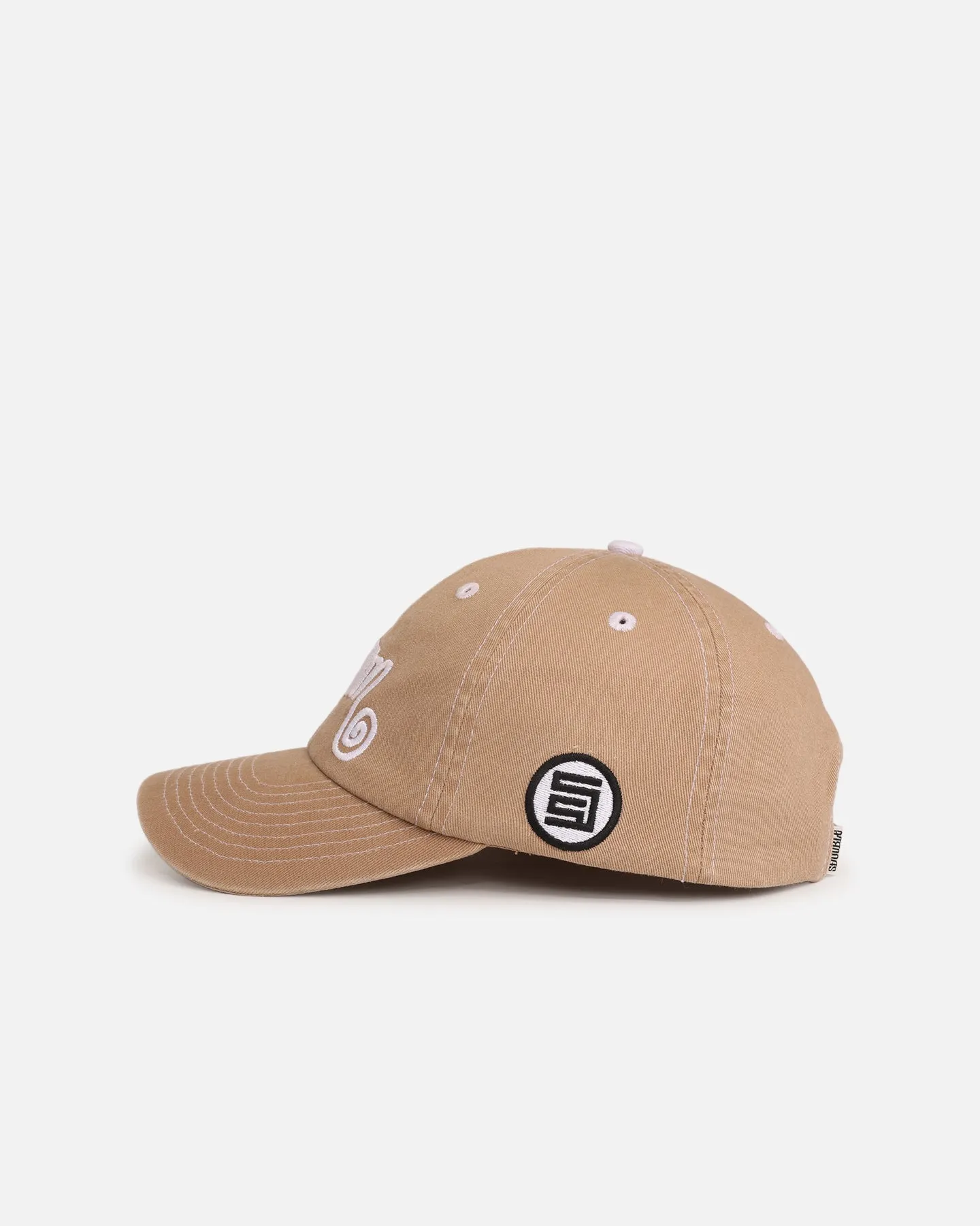 S Double Shawn Script Strapback Sand