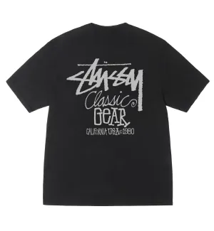 Stussy Classic Gear Tee (Black)