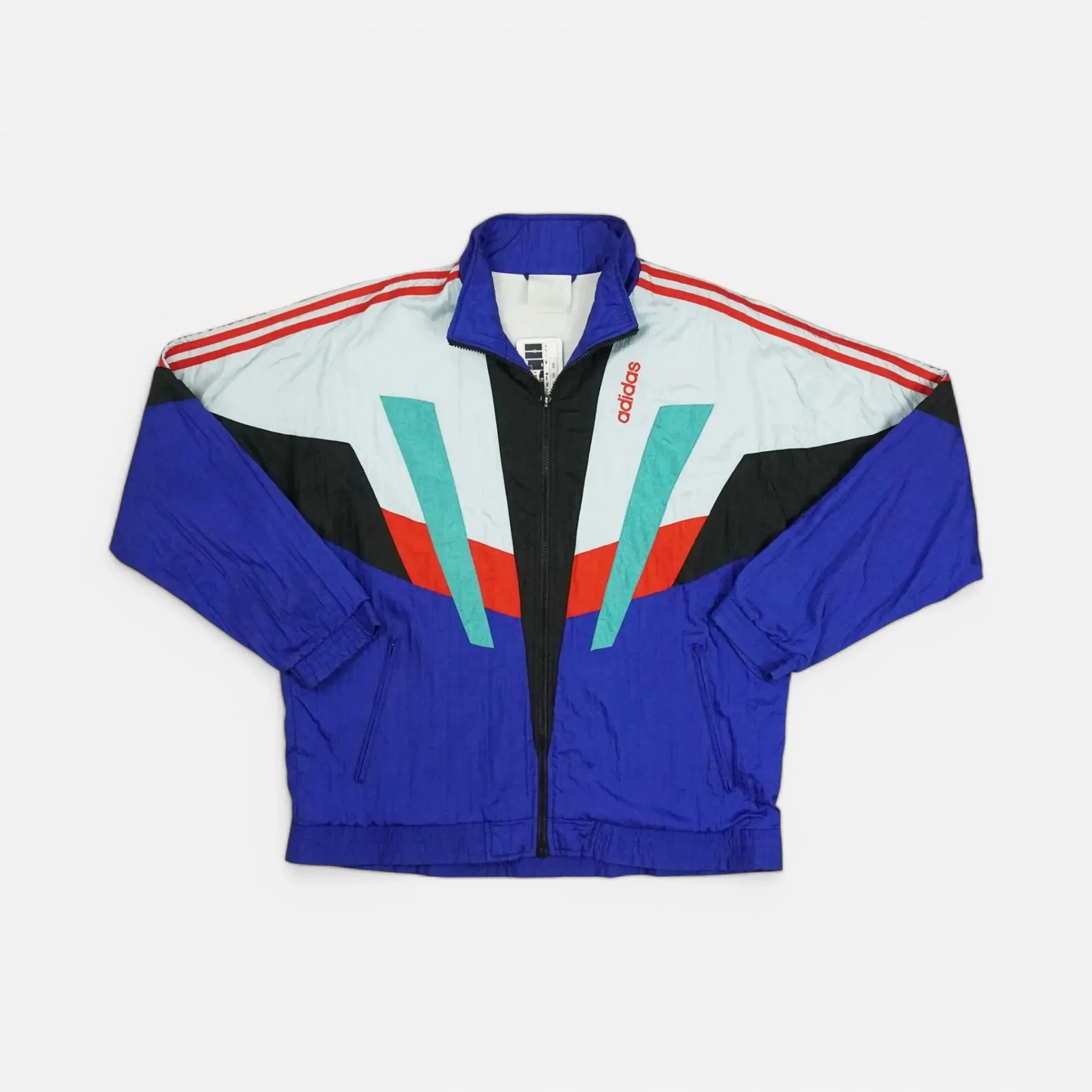 Vintage Adidas Blue Trackjacket (XL)