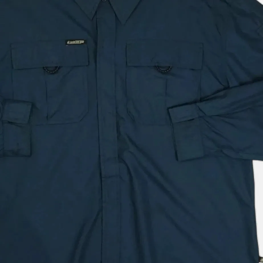Vintage Nike ACG Navy Jacket/Shirt (L)