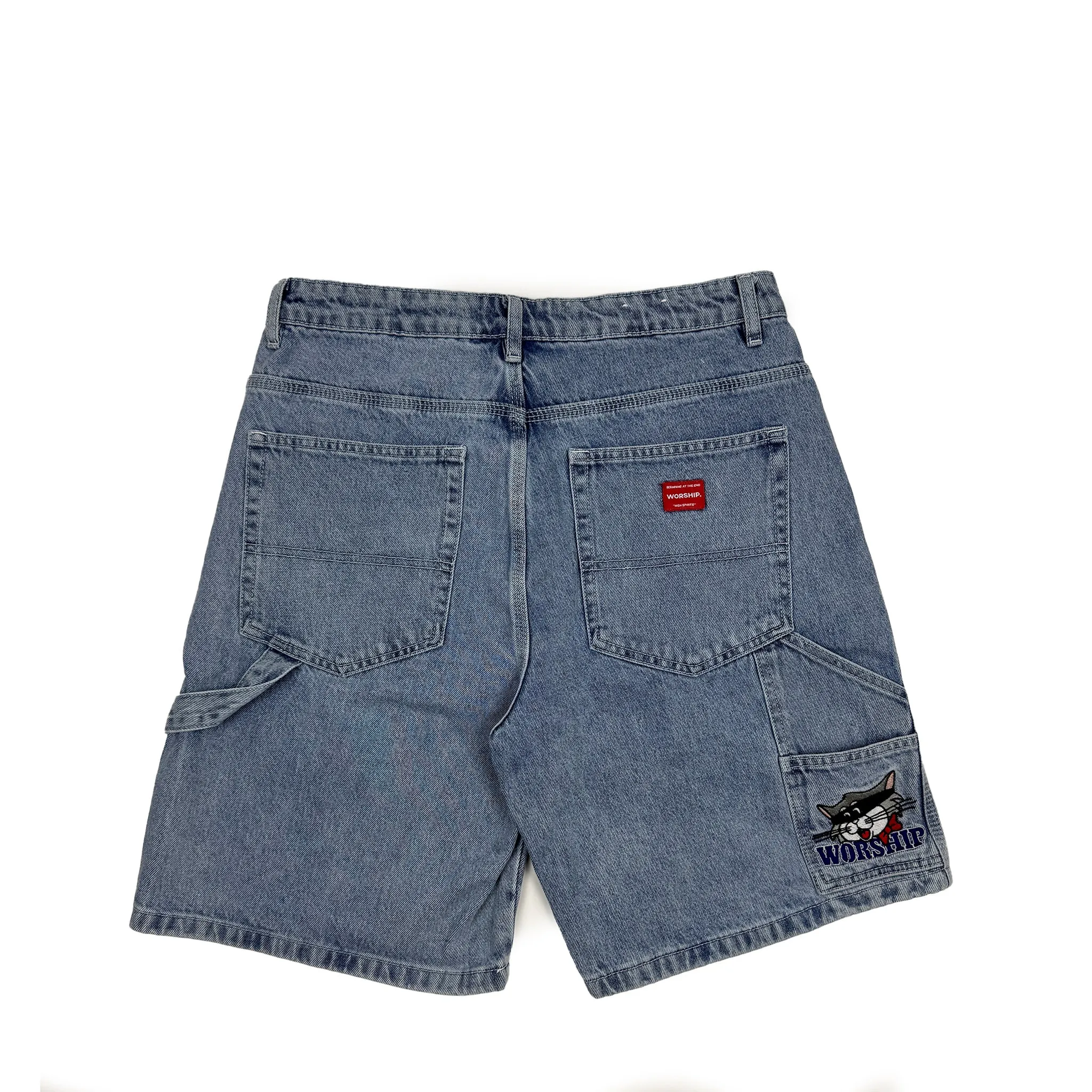 Worship Cat Burglar Carpenter Short Spirit Blue